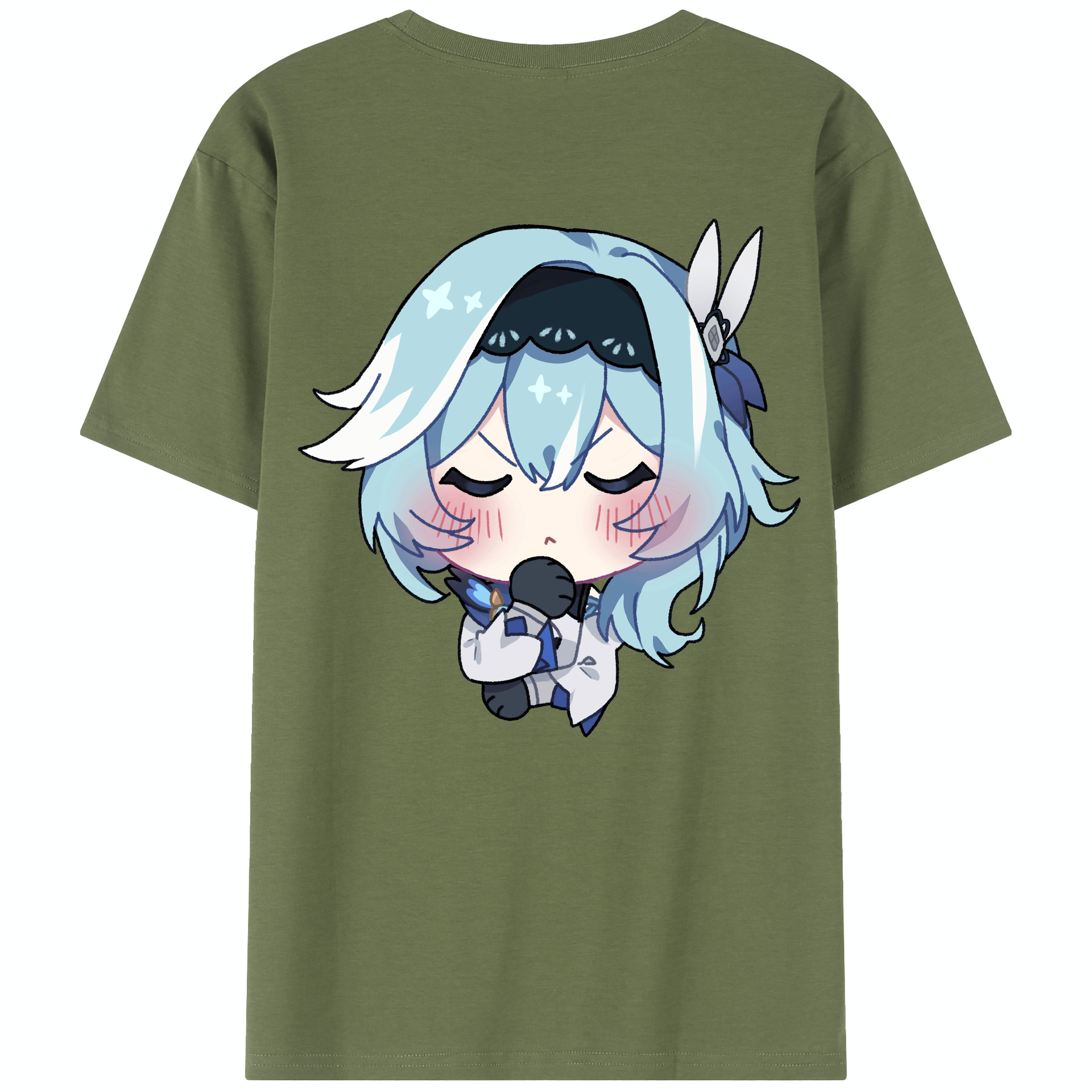 げんし神 优菈 ゆうら genshin Yūra 綿100％半袖Tシャツ（背面プリント）